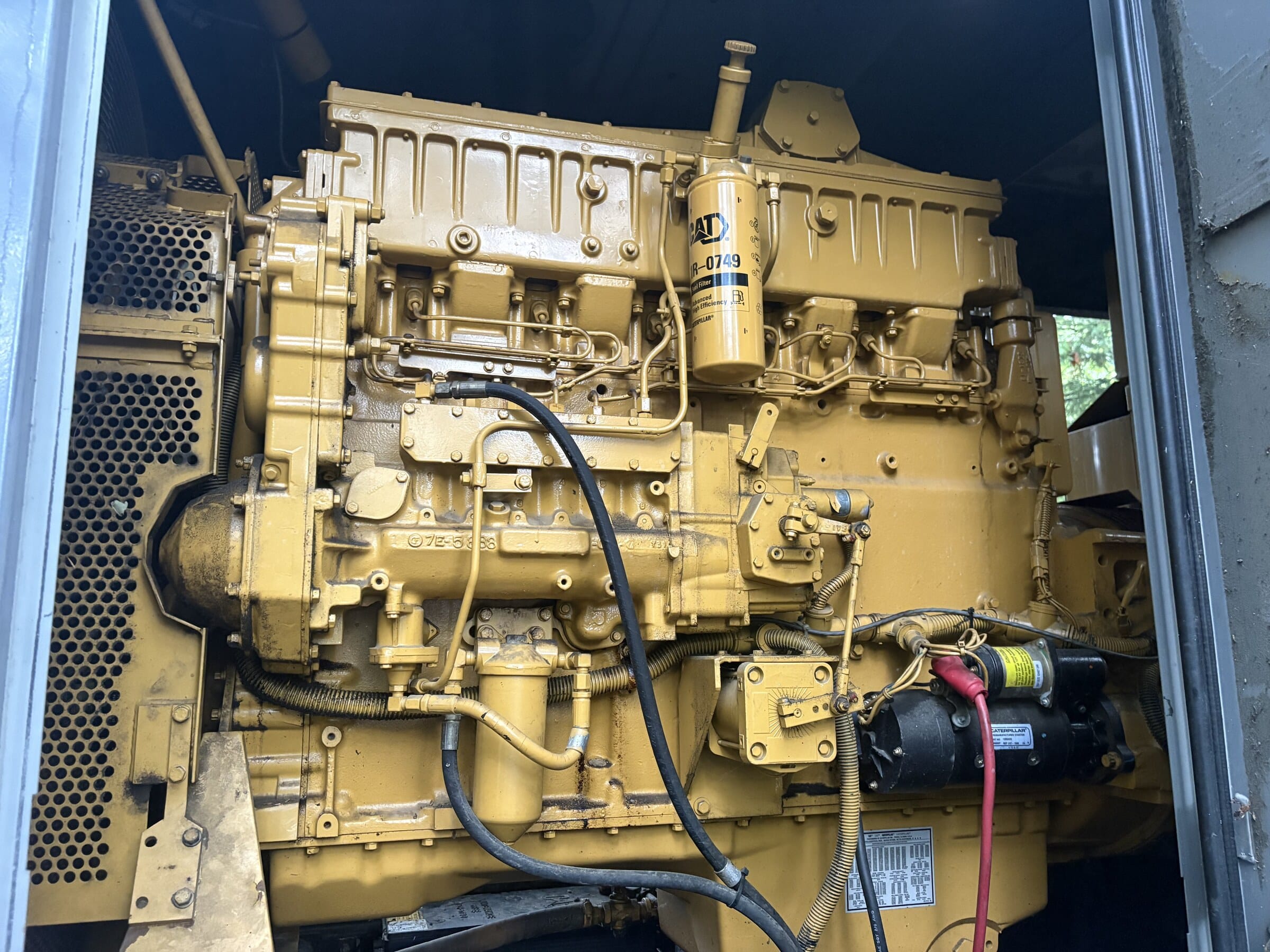 1999 Cat 3406C 350 kW diesel generator - engine