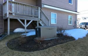 Generator outside